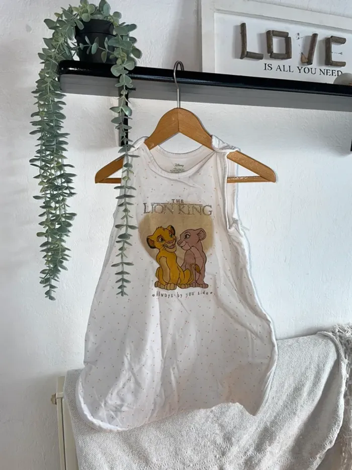 Gigoteuse / Turbulette fine – Le Roi Lion – 0/6 mois
