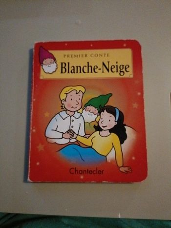 Livre premier compte Blanche-Neige chanteclair