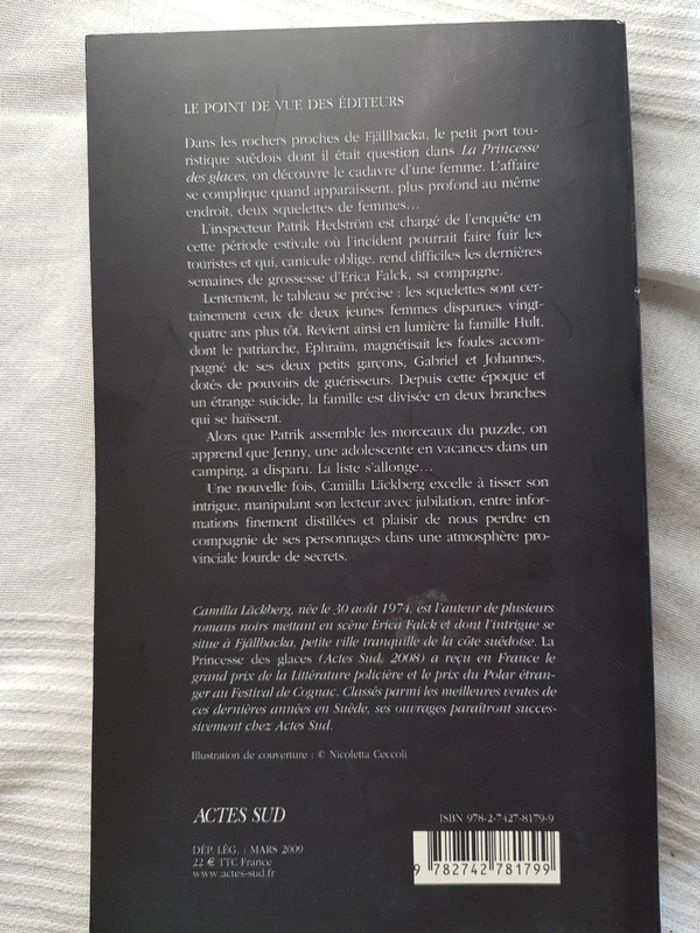 Le prédicateur  de Camilla Lackberg - photo numéro 2