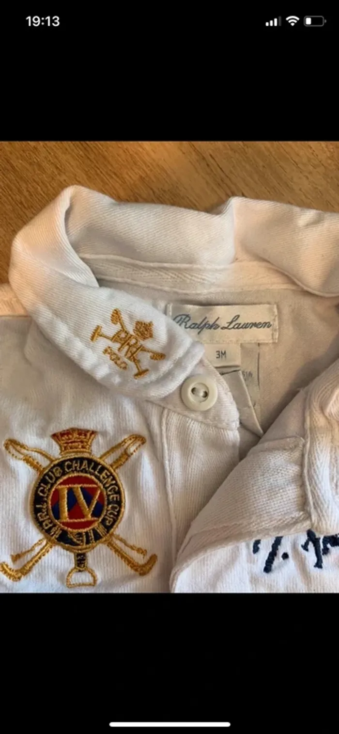 Ensemble Ralph Lauren taille 3 mois - photo numéro 5