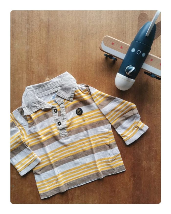 đŒ Lot U tout petits/ polos rayĂ©s 6mois idĂ©al jumeaux đ¶ - photo numĂ©ro 4