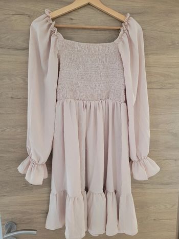 Robe été fluide rose poudré Shein