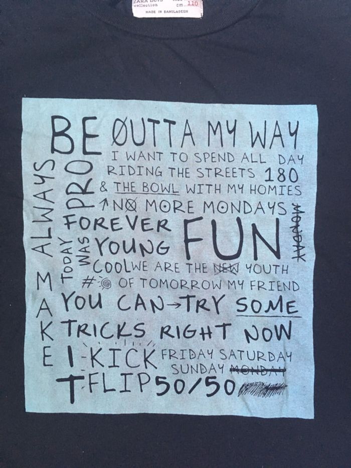 Teeshirt manches longues Zara - 5 ans - photo numéro 3