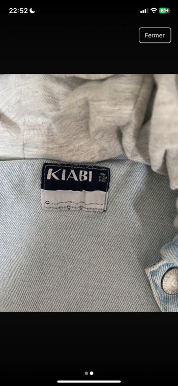 Veste en jean