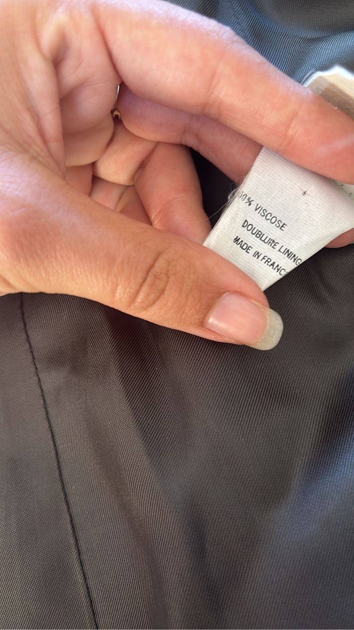Veste blazer Vintage en laine Cyrillus Paris - Made in France - photo numéro 6