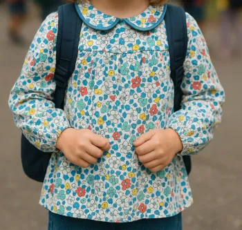 Blouse liberty fille 5ans la petite parisienne