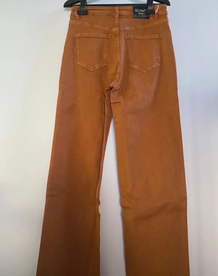 Pantalon Jean Sun68 coupe large coton taille 38 Neuf - photo numéro 6