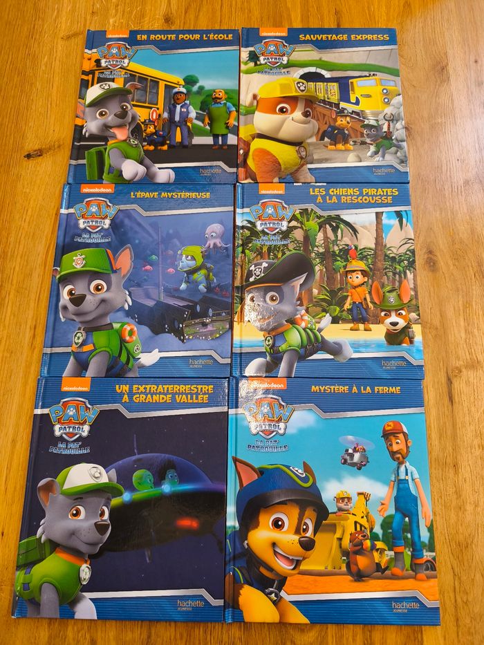 Lot de 6 livres Pat'Patrouille