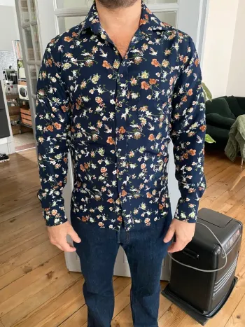 Chemise à motifs