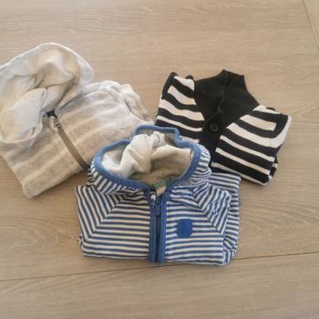 Lot gilet taille 6 mois kiabi / Obaibi 