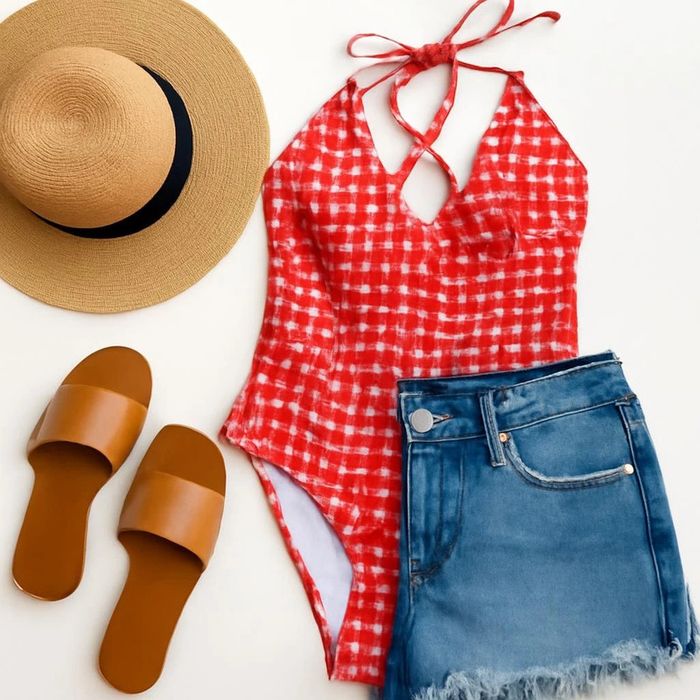Sublime maillot bain femme Vichy style pin up ASOS design - photo numéro 2