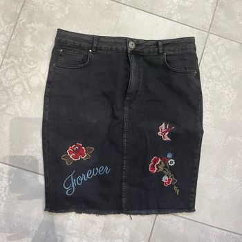 Jupe en jean noir