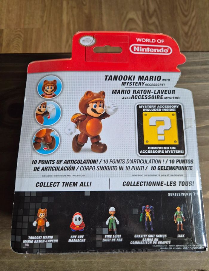 Figurine tanooki mario sous blister - photo numéro 2