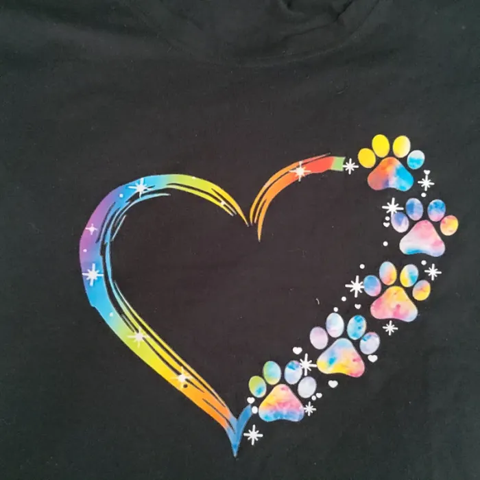 T-shirt a motif multicolore - photo numéro 2