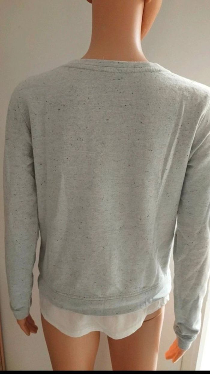 Pull gris taille s Pimkie effet chemise - photo numéro 7