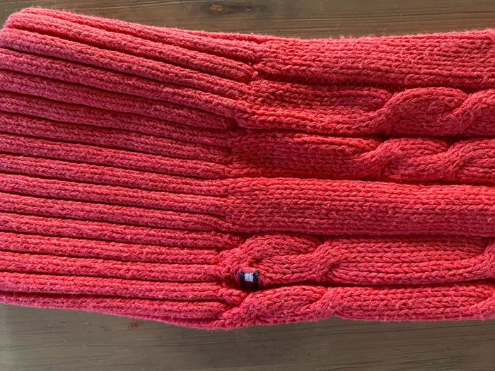 Pull maille avec tresses Tommy Hilfiger blanc rose avec capuche 12/14 ans - photo numéro 14