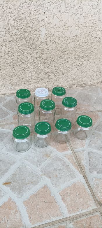 Lot de pots en verre Blédina