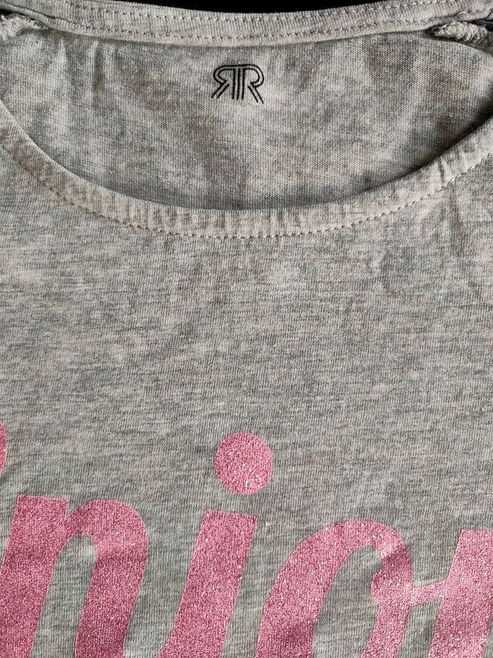 T-shirt ML gris/rose fille 12 ans - La Redoute - photo numéro 4