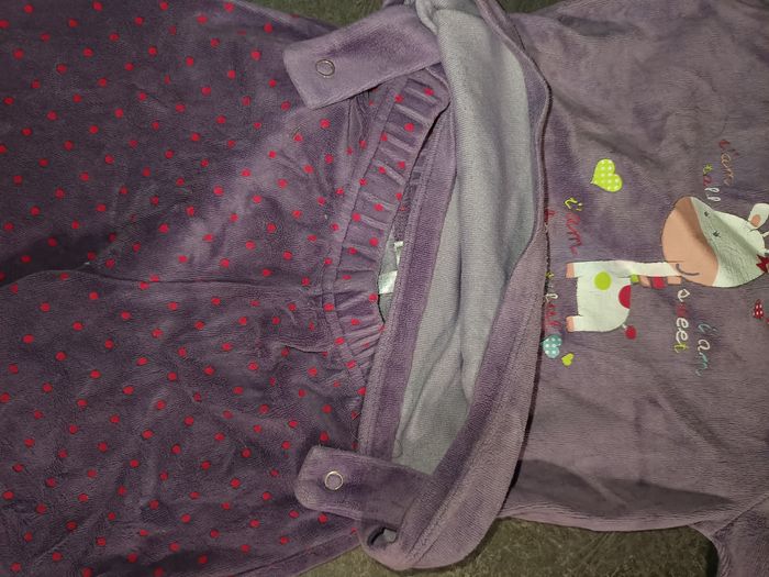 Pyjama 2 pièces girafe 12 mois - photo numéro 5