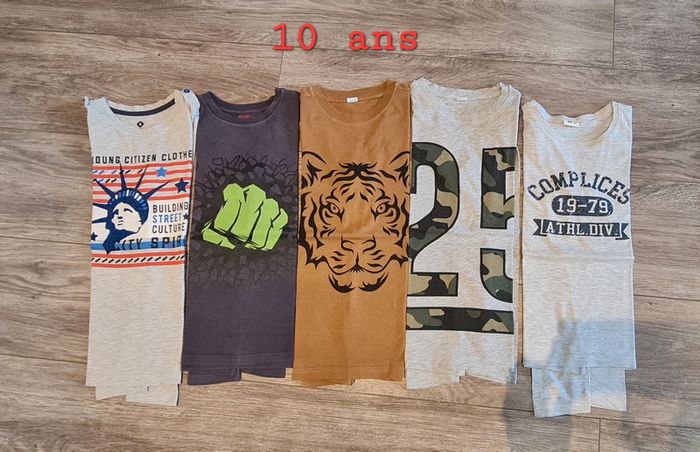 T-shirts 10 ans