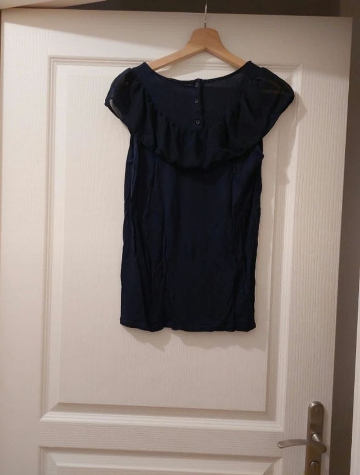 Blouse bleu foncé naf naf - photo numéro 2