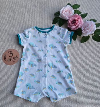 Salopette short bébé 3 mois Obaibi parfait état 