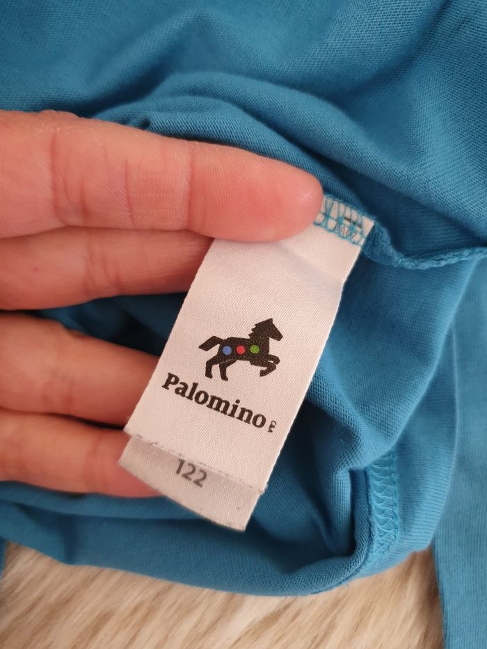 Sous pull turquoise  c&a  8 ans - photo numéro 2