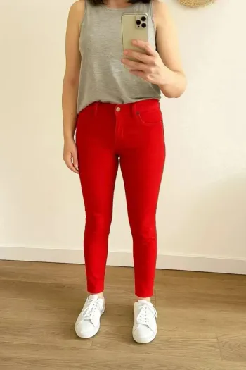 Pantalon rouge H&M - Taille 30