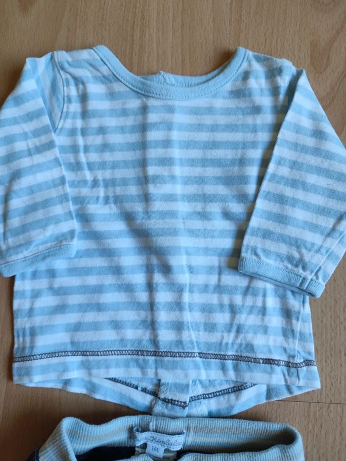 Lot tenue Jean + t-shirt manches longues Petit Kimbaloo en 1M - photo numéro 5
