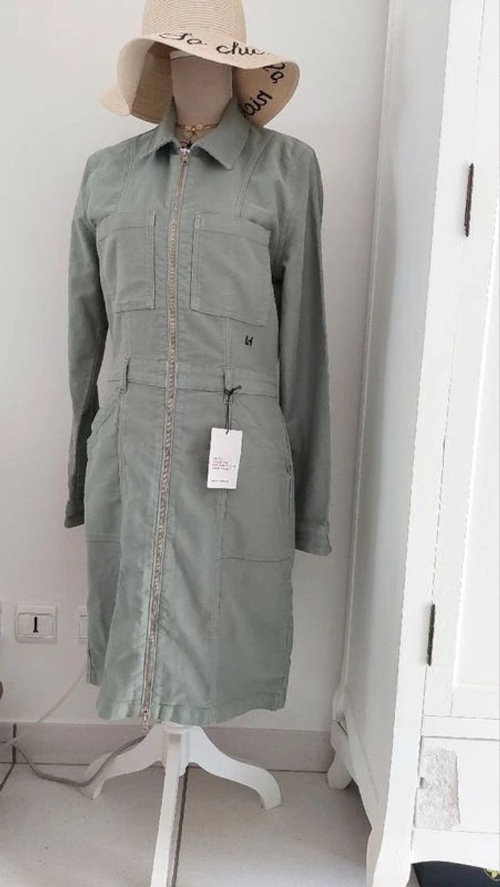 Robe combinaison zippée vert clair Leon & Harper taille M - photo numéro 2