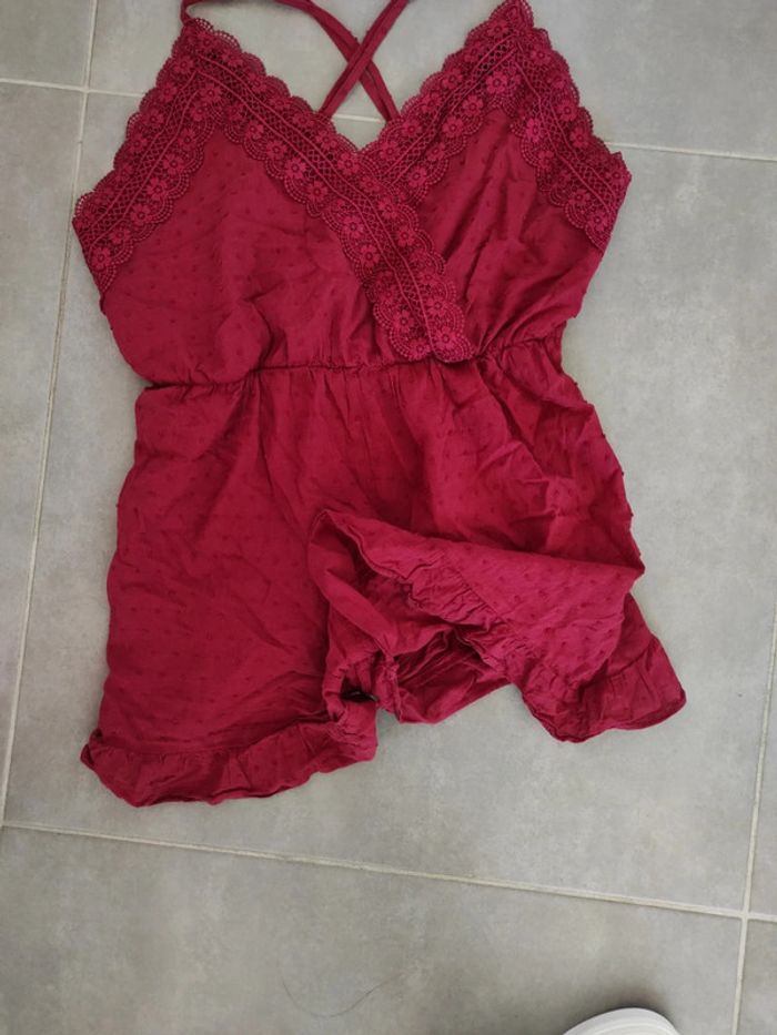 Combi short bordeaux - photo numéro 4