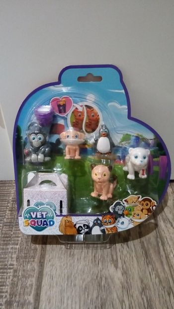 pack 5 animaux vet squad