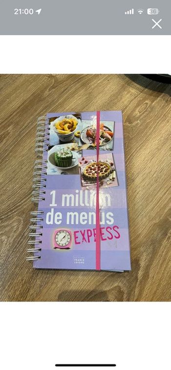 Livre de cuisine express