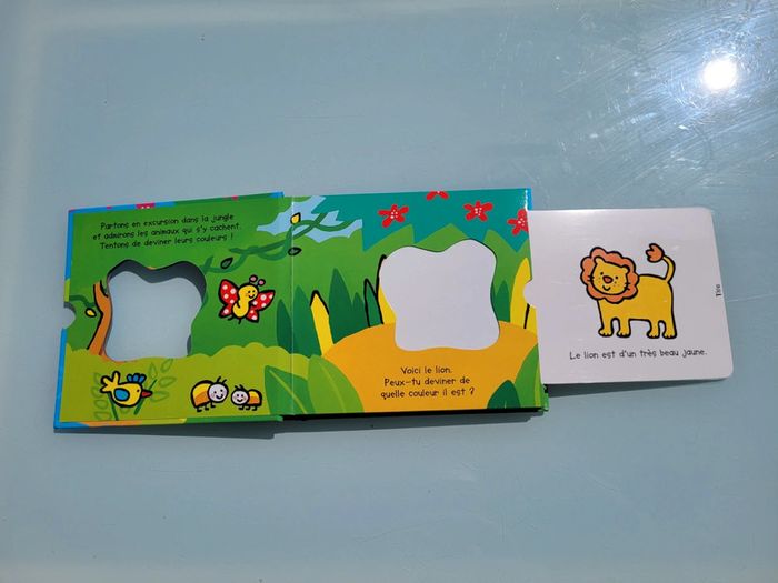 Livre animé à languettes Les Magicouleurs 🦁 Les Animaux de la Jungle 🐅 71 - photo numéro 3