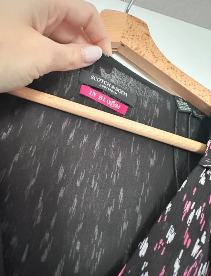 Robe longue Scotch & Soda noire fluide - T34 / XS - photo numéro 4