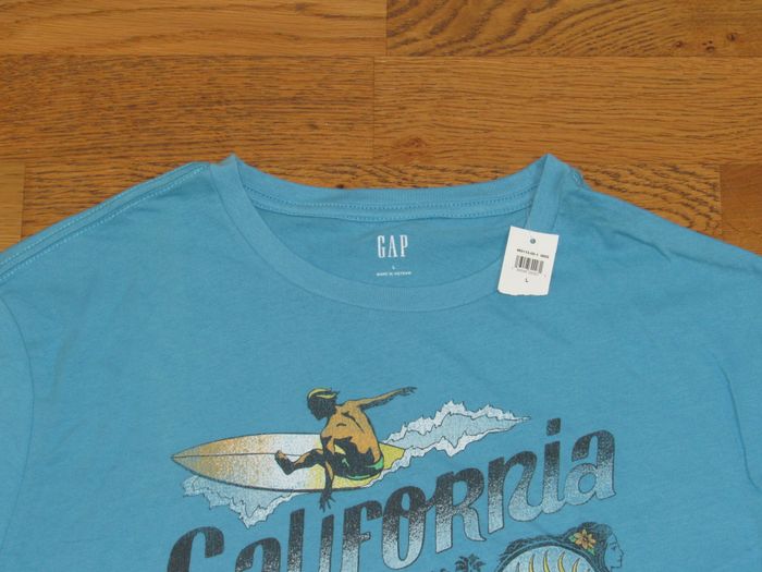 T-shirt GAP bleu clair - California - Taille L - photo numéro 3