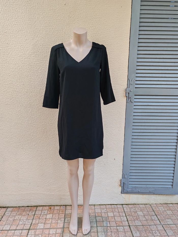 Robe courte noir Camaïeu manches courtes Achat occasion Robes