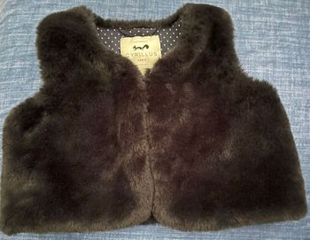 Gilet fourrure sans manches  CYRILLUS