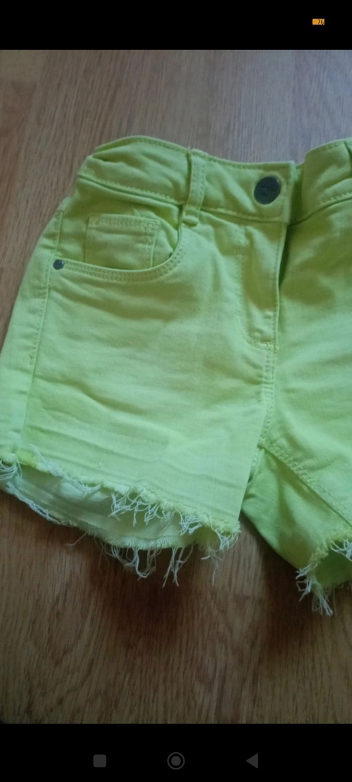 Short jean fluo - photo numéro 2