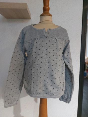 Pulls a coeur fille 6 ans