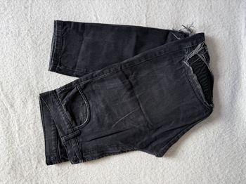 Jean homme Zara – Gris foncé effet usé avec renforts – Coupe slim – Taille 46 XL/XXL