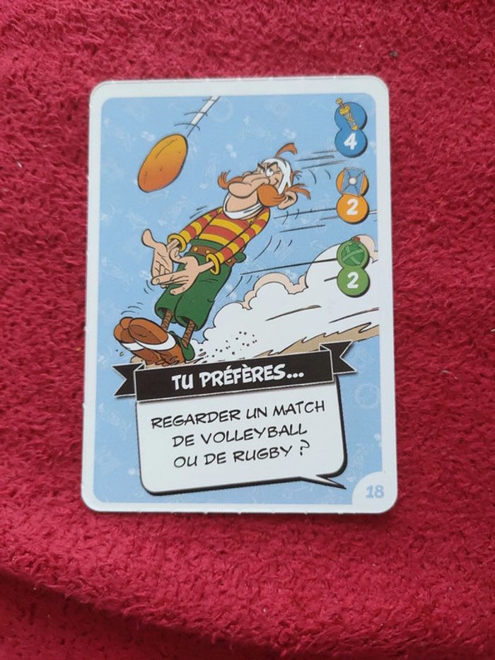 Carte Astérix aux jeux olympiques