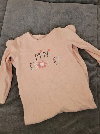 Pyjama velours rose 3 ans