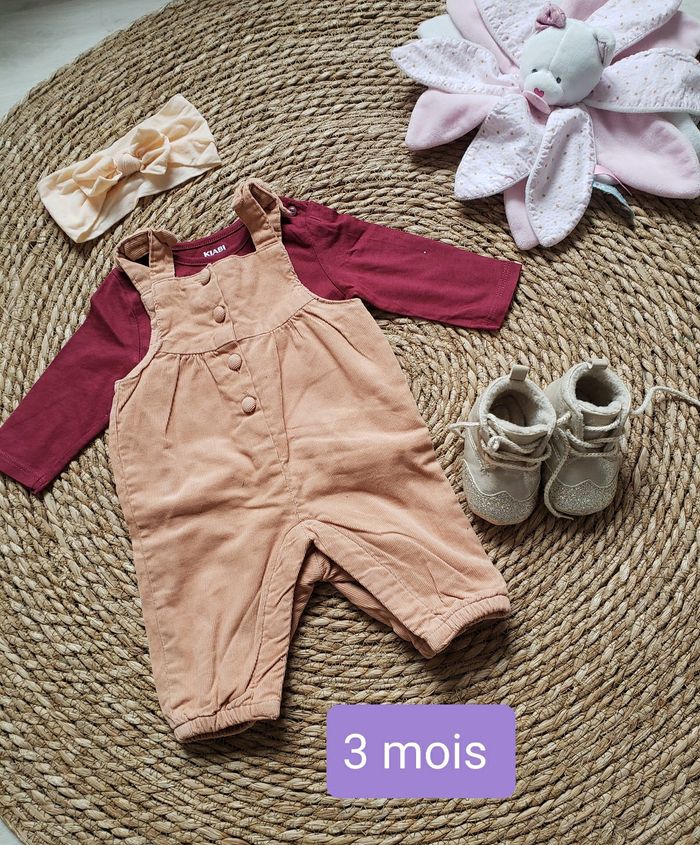 Ensemble 3 mois salopette