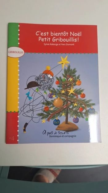 Livre enfant c'est bientôt noel petit gribouillis