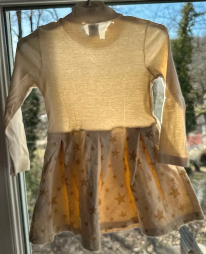 Petite robe à étoiles petit bateau taille 4ans - photo numéro 3
