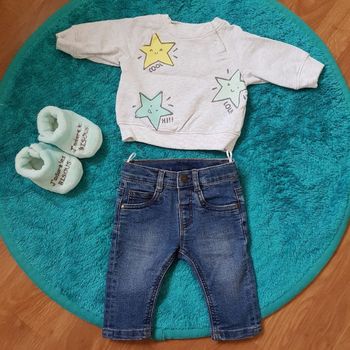 Ensemble +chaussons 3 mois