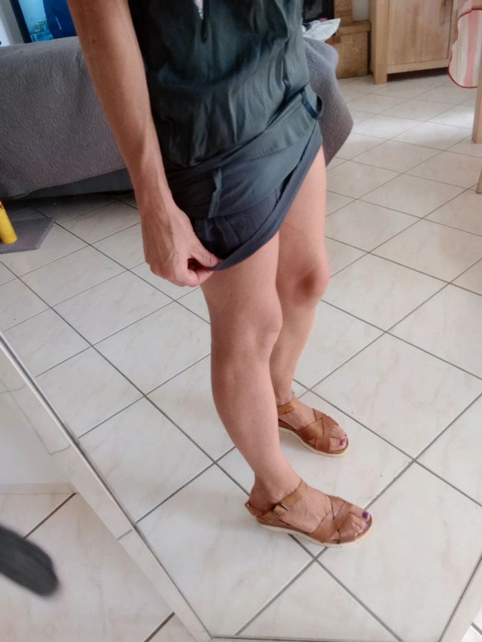 Robe 36-38 kaki foncé c44 - photo numéro 9