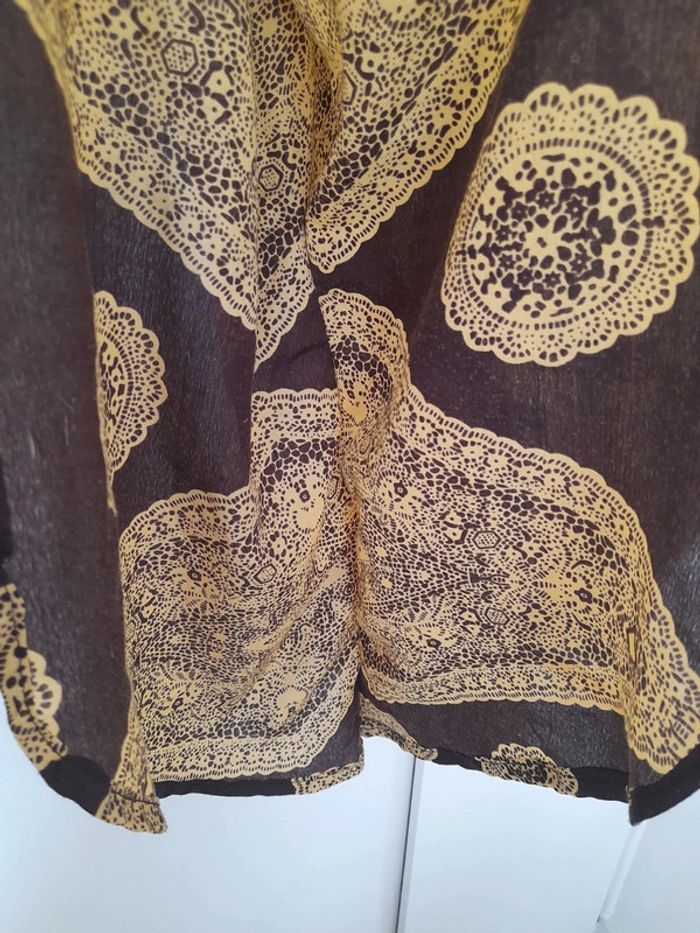 Tunique imprimée oriental style chauve-souris - photo numéro 4