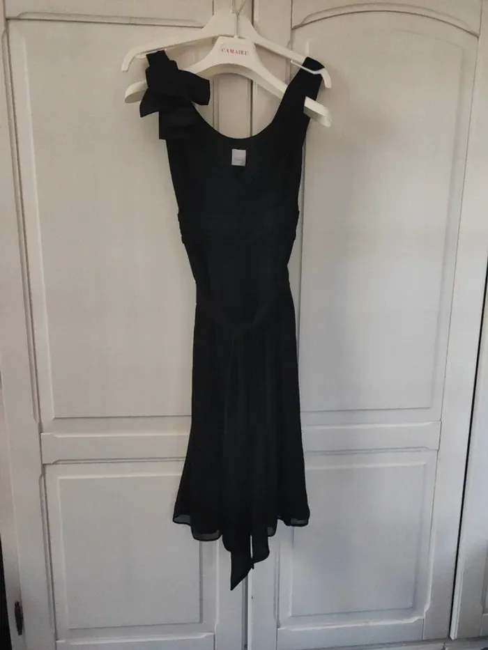 Robe habillée Camaïeu noire